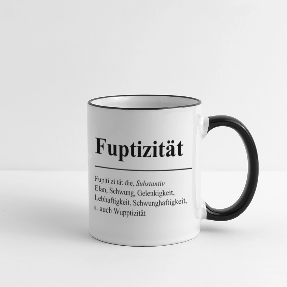 Tasse | Eischwiele Platt | Fuptizität - Weiß/Schwarz