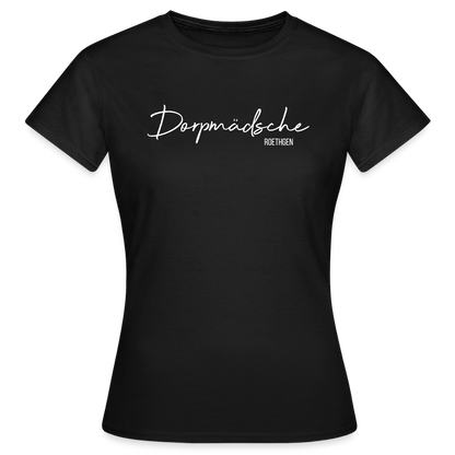 T-Shirt | Dorpmädsche Roethgen Klassik | Mädsche - Schwarz