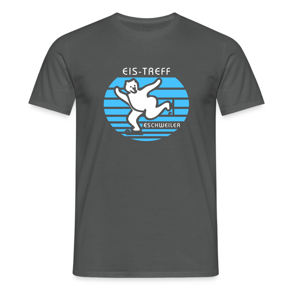 T-Shirt | Eistreff | Manns-Lüü - Anthrazit
