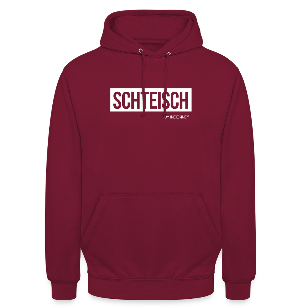 Hoodie | Schteisch Klassik | Fü allemoole - Bordeaux