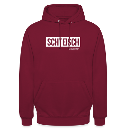 Hoodie | Schteisch Klassik | Fü allemoole - Bordeaux