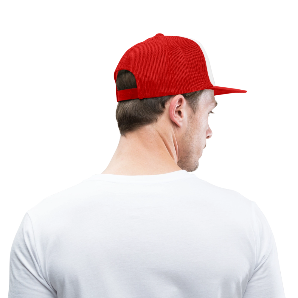 Trucker Cap  | Indekind Klassik - Weiß/Rot