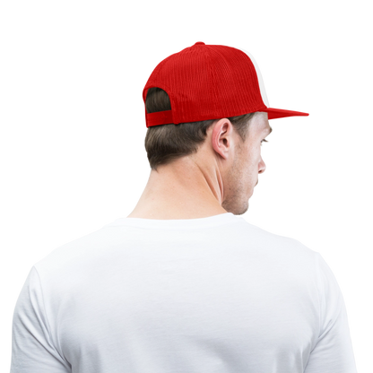 Trucker Cap  | Indekind Klassik - Weiß/Rot