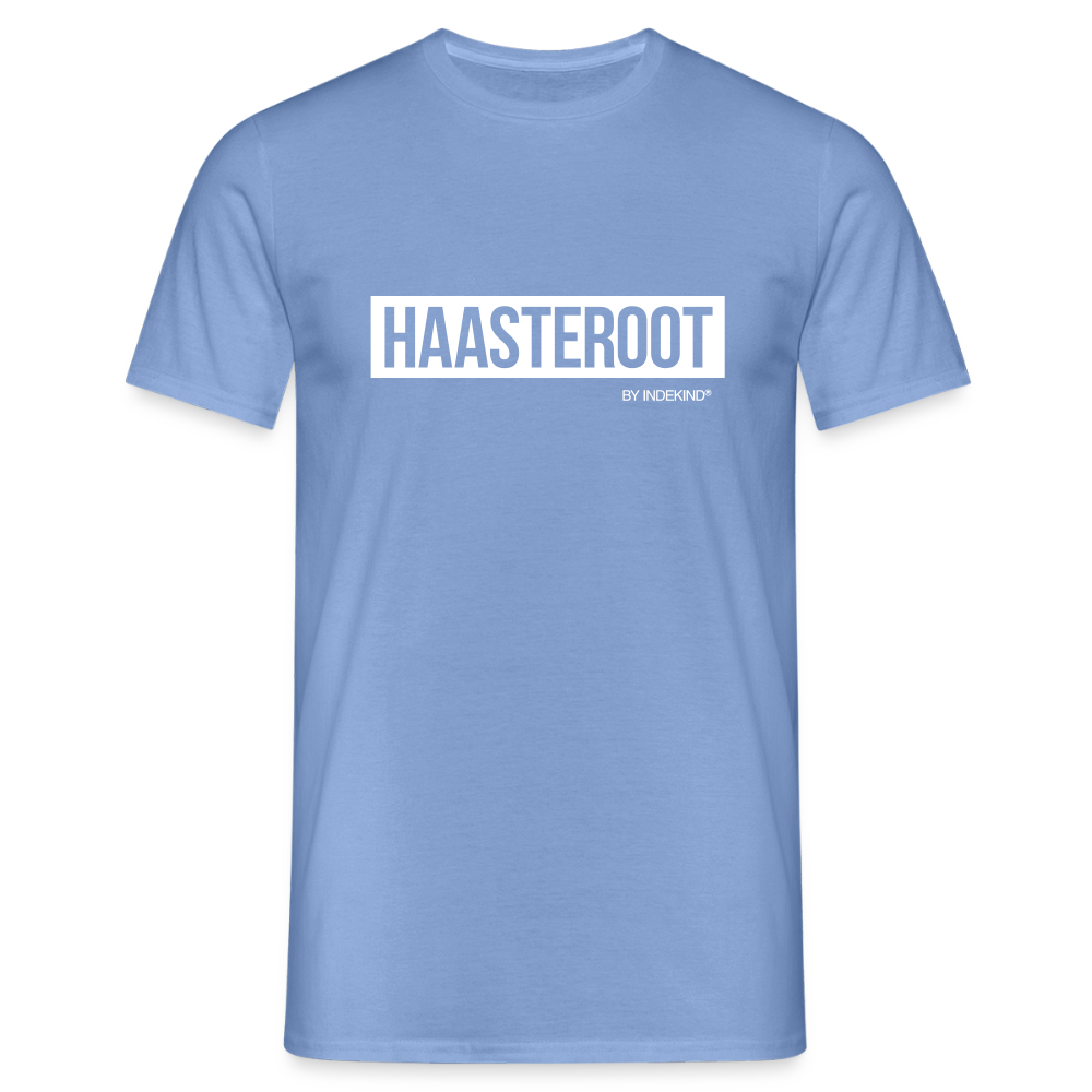 T-Shirt | Haasteroot Klassik | Manns-Lüü - carolina blue
