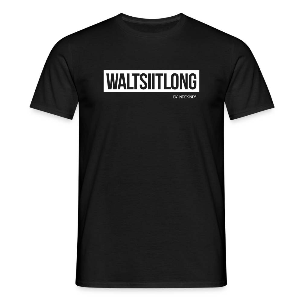 T-Shirt | Waltsiitlong Klassik | Manns-Lüü - Schwarz