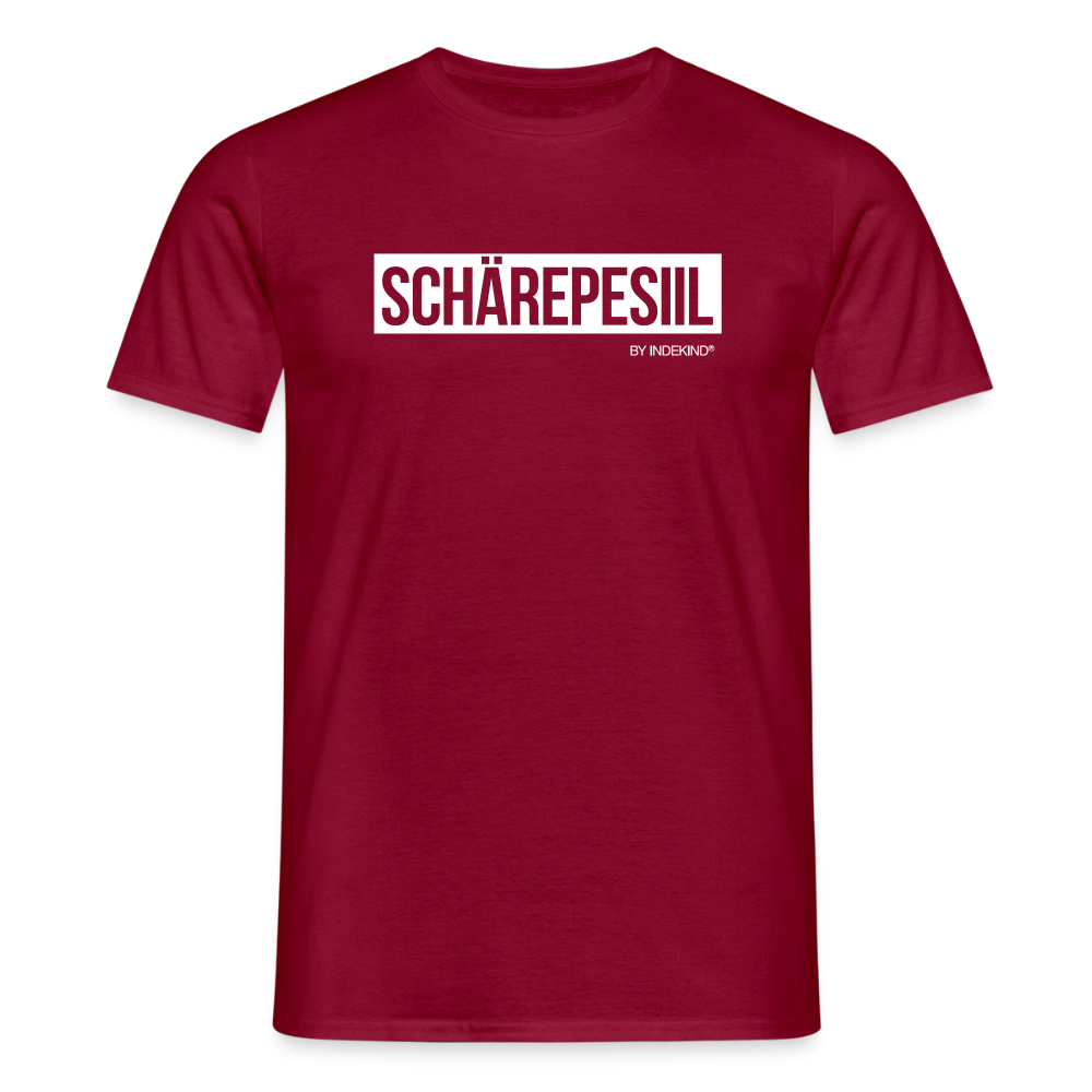 T-Shirt | Schärepesiil Klassik | Manns-Lüü - Ziegelrot
