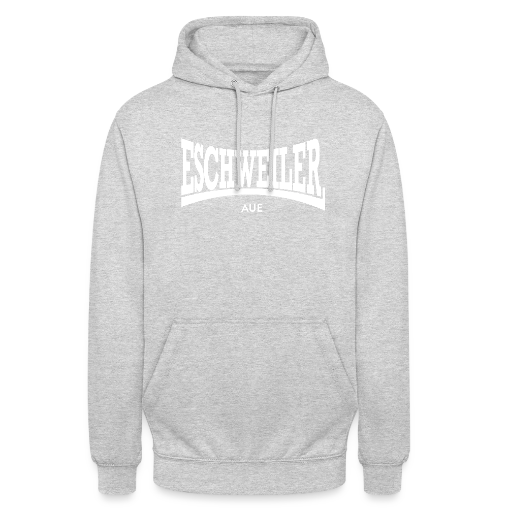 Statement-Hoodie | Aue | Fü allemoole - Hellgrau meliert