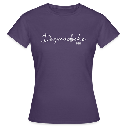 T-Shirt | Dorpmädsche Roehe Klassik | Mädsche - Dunkellila