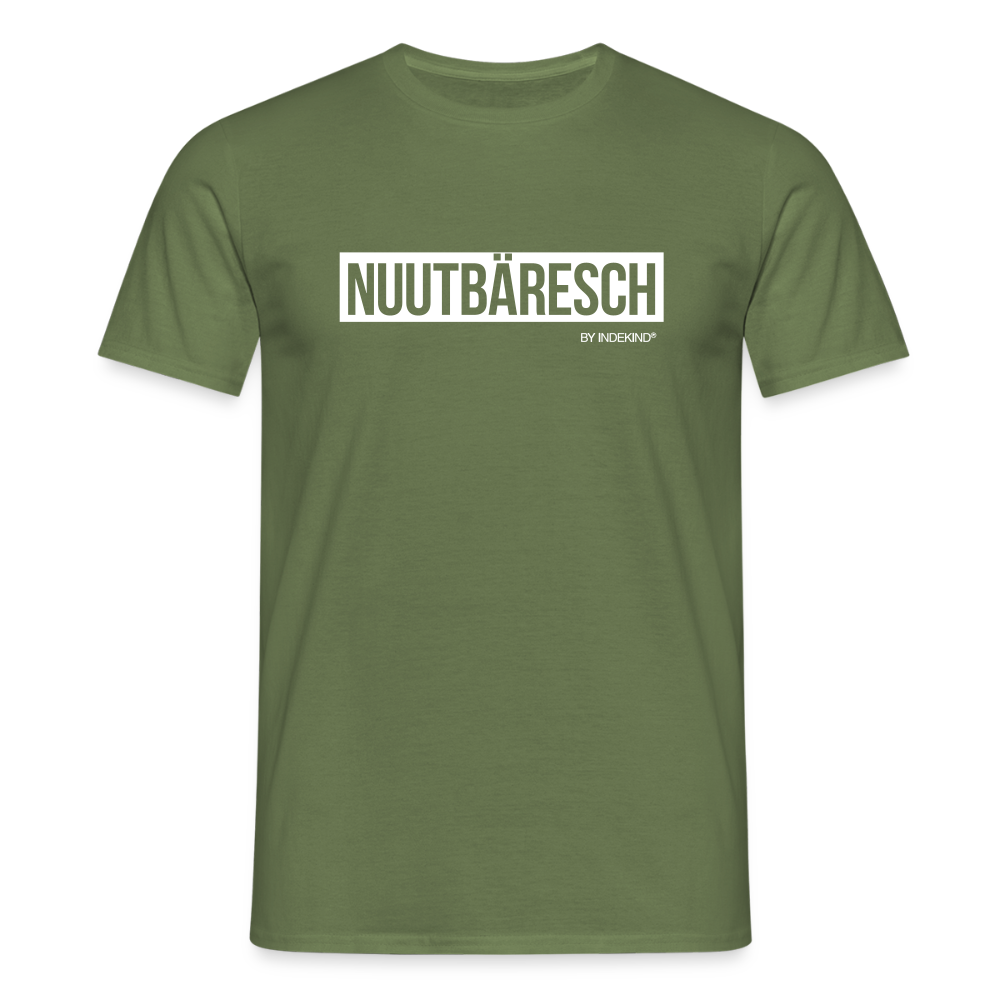 T-Shirt | Nuutbäresch Klassik | Manns-Lüü - Militärgrün