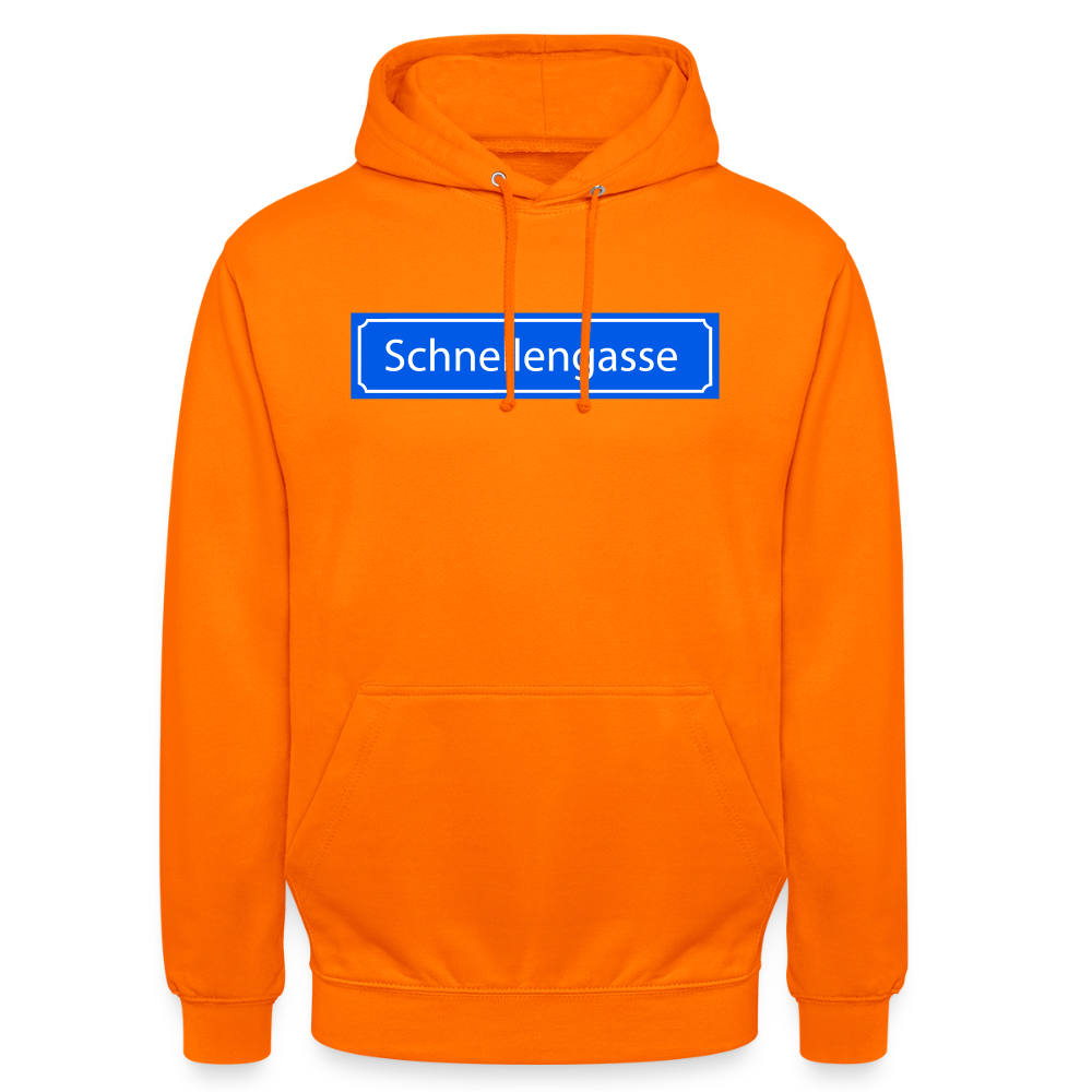 Hoodie | Schnellengasse | Fü allemoole - Orange