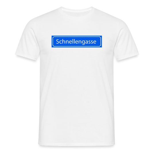 T-Shirt | Schnellengasse | Manns-Lüü - Weiß