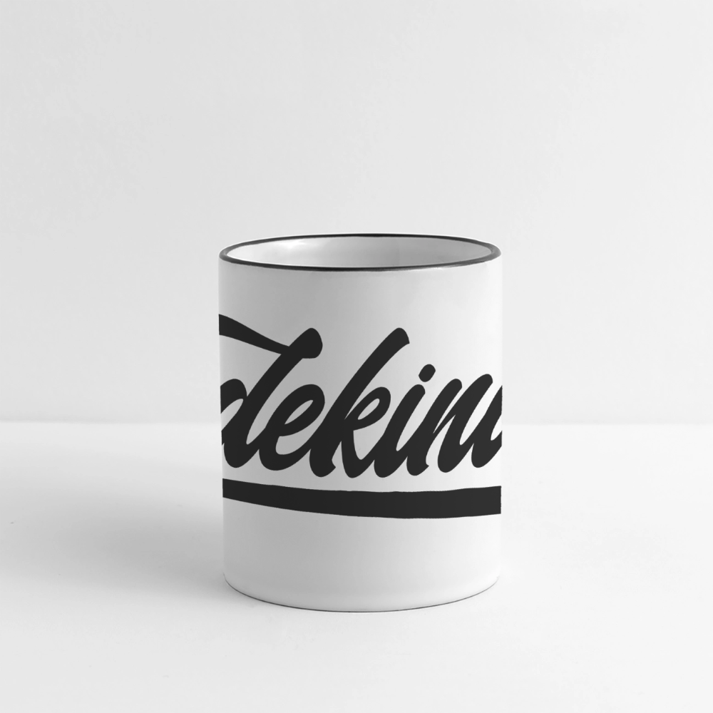 Tasse | Indekind Klassik - Weiß/Schwarz