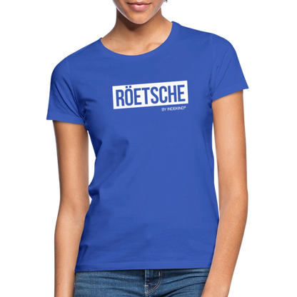 T-Shirt | Röetsche Klassik | Mädsche - Royalblau