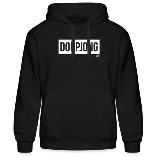 Hoodie | Dorpjong Aue Premium | Manns-Lüü - Schwarz