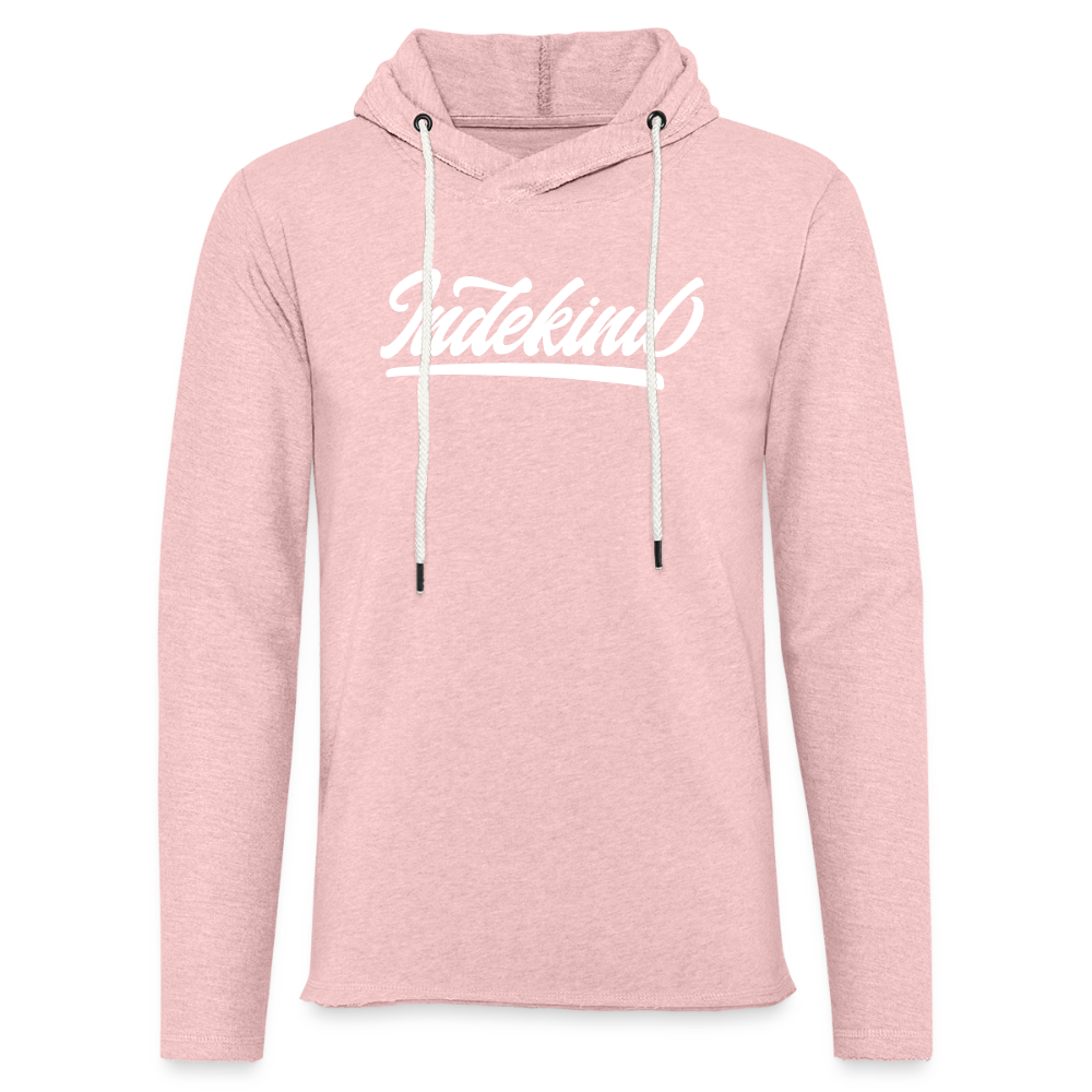 Hoodie | Indekind Light | Fü allemoole - Rosa-Creme meliert