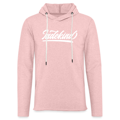 Hoodie | Indekind Light | Fü allemoole - Rosa-Creme meliert