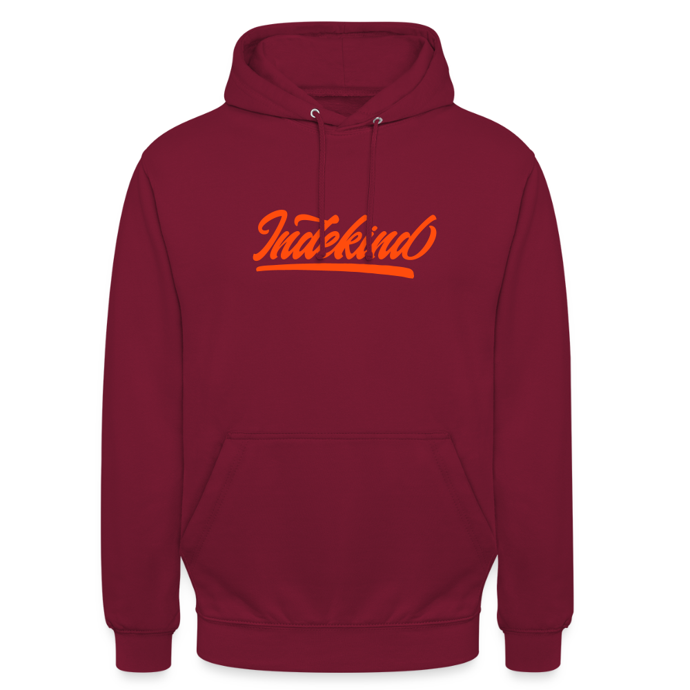 Hoodie | Indekind Neon Orange Klassik| Fü allemoole - Bordeaux
