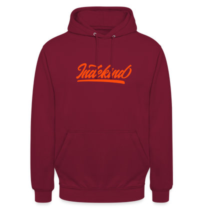 Hoodie | Indekind Neon Orange Klassik| Fü allemoole - Bordeaux