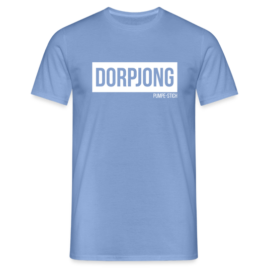 T-Shirt | Dorpjong Pumpe-Stich Klassik | Manns-Lüü - Carolina Blue