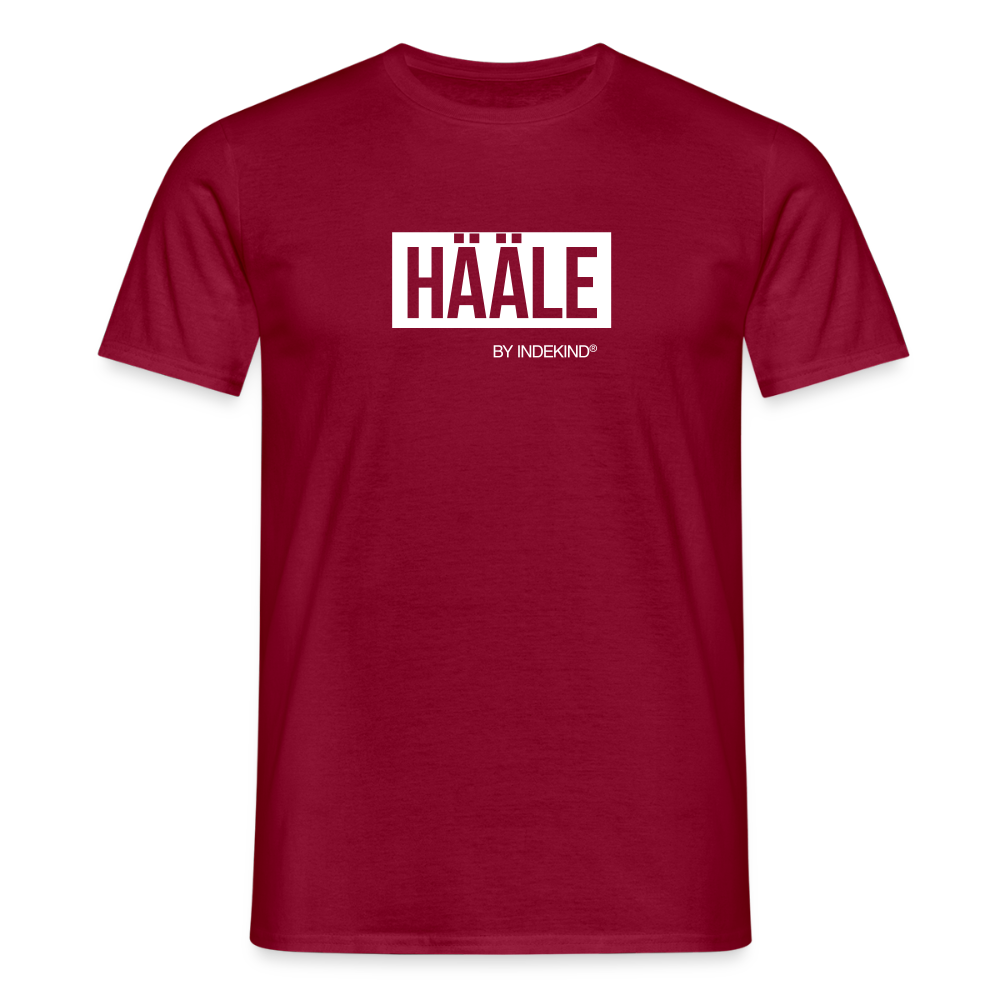 T-Shirt | Hääle Klassik | Manns-Lüü - Ziegelrot