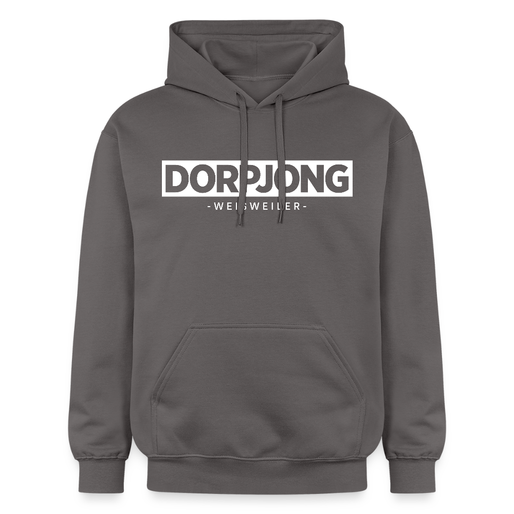 Hoodie | Dorpjong Weisweiler Premium | Manns-Lüü - Dunkelgrau