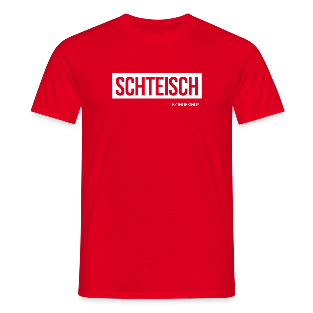 T-Shirt | Schteisch Klassik | Manns-Lüü - Rot