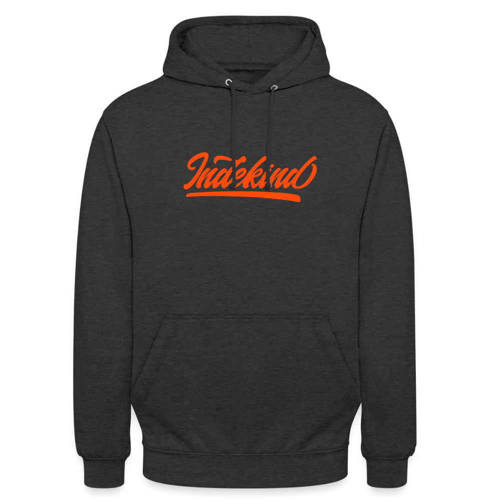 Hoodie | Indekind Neon Orange Klassik| Fü allemoole - Anthrazit