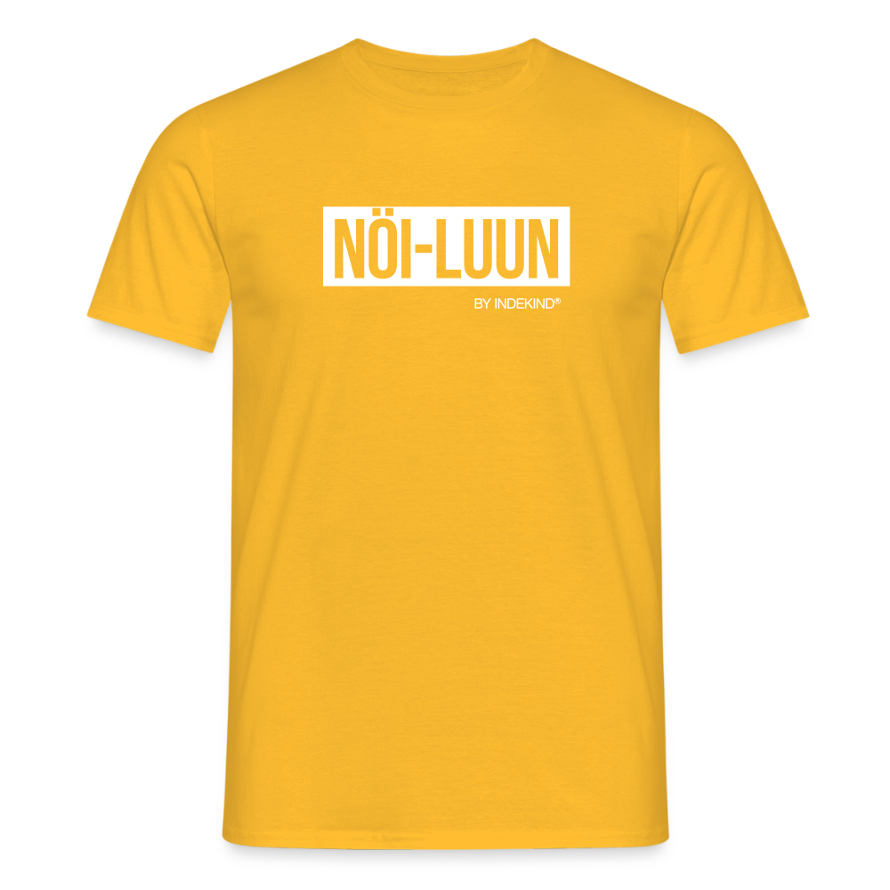 T-Shirt | Nöi-Luun Klassik | Manns-Lüü - Gelb