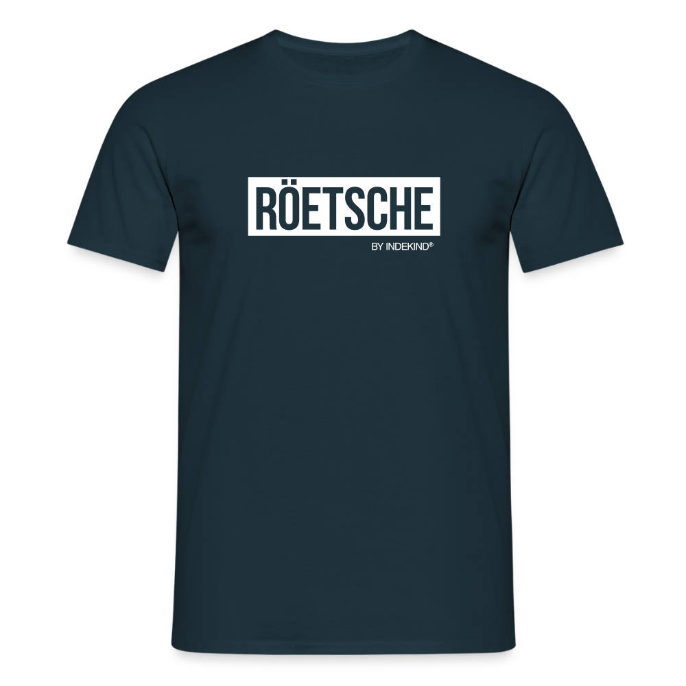 T-Shirt | Röetsche Klassik | Manns-Lüü - Navy