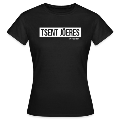 T-Shirt | Tsent Jöeres Klassik | Mädsche - Schwarz
