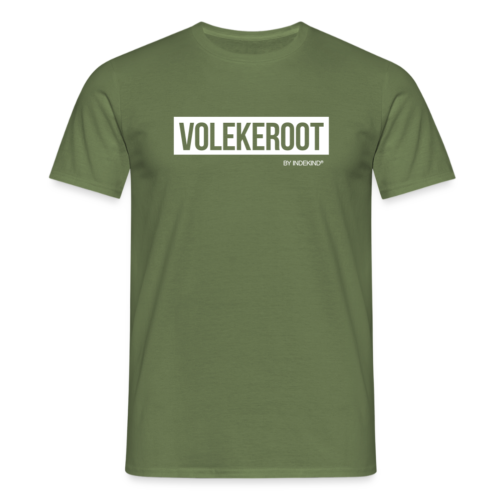 T-Shirt | Volekeroot Klassik | Manns-Lüü - Militärgrün