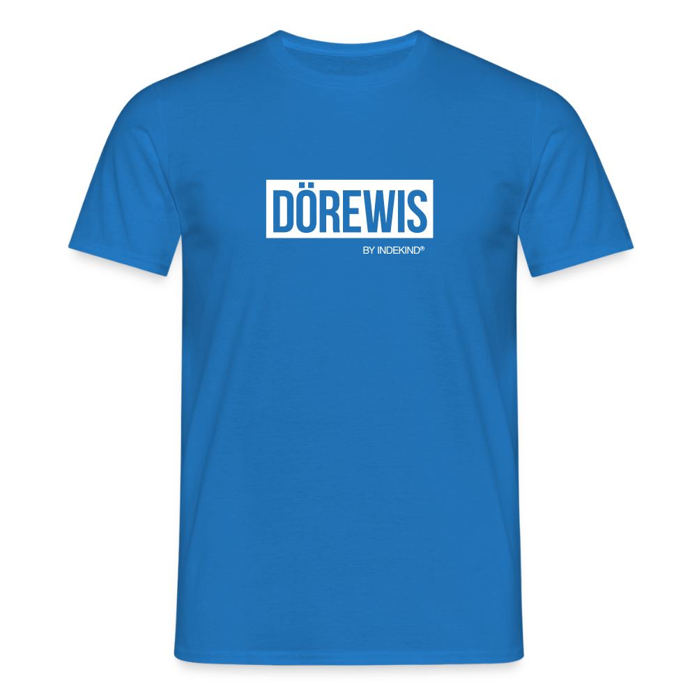 T-Shirt | Dörewis Klassik | Manns-Lüü - Royalblau