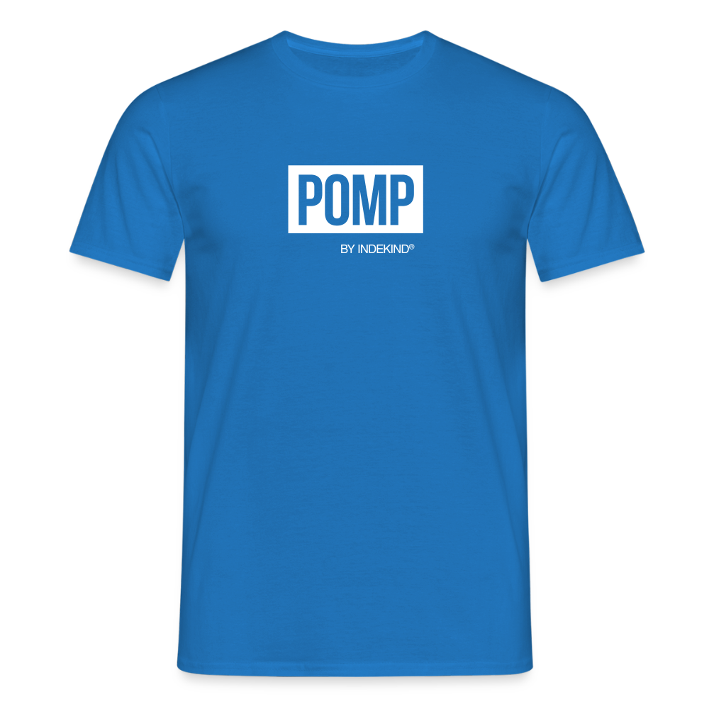 T-Shirt | Pomp Klassik | Manns-Lüü - Royalblau