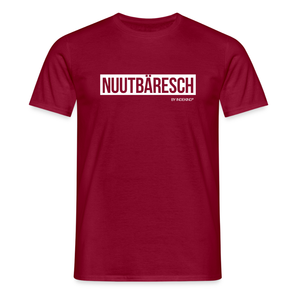 T-Shirt | Nuutbäresch Klassik | Manns-Lüü - Ziegelrot