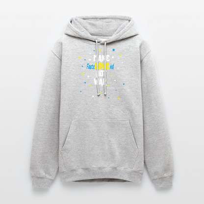 Hoodie | Fastelovend | Fü allemoole - Hellgrau meliert