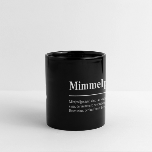 Tasse | Eischwiele Platt | Mimmelpette(r) - Schwarz