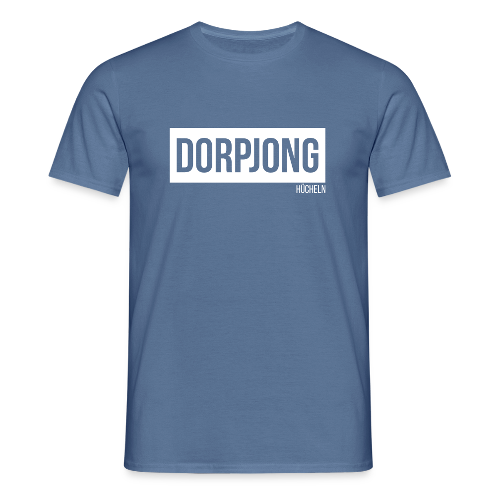 T-Shirt | Dorpjong Hücheln Klassik | Manns-Lüü - Taubenblau 