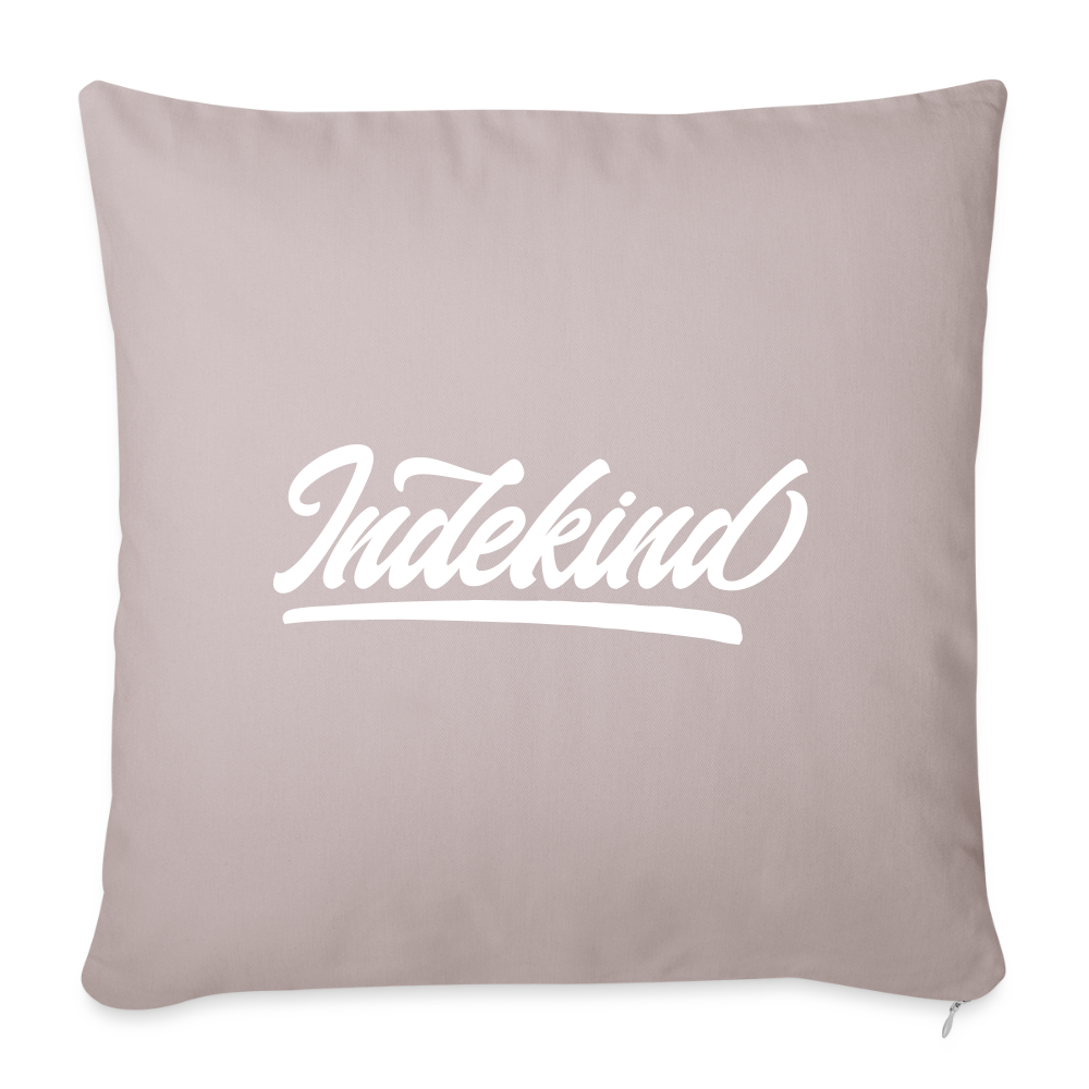 Sofakissen mit Füllung | Indekind Klassik | 44 x 44 cm - helles Taupe