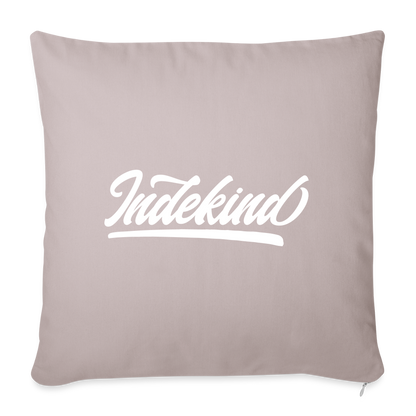 Sofakissen mit Füllung | Indekind Klassik | 44 x 44 cm - helles Taupe