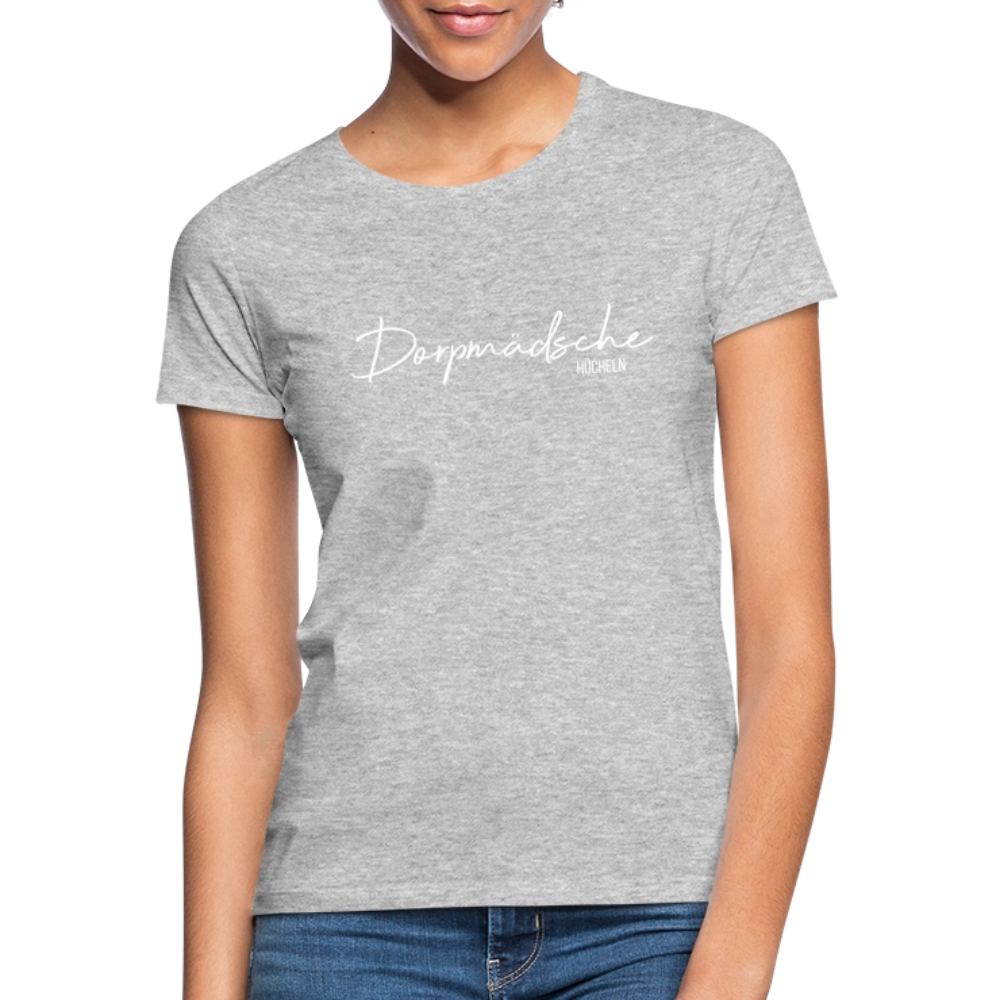 T-Shirt | Dorpmädsche Hücheln Klassik | Mädsche - Grau meliert