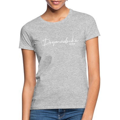 T-Shirt | Dorpmädsche Hücheln Klassik | Mädsche - Grau meliert