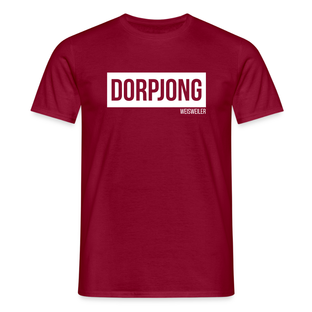 T-Shirt | Dorpjong Weisweiler Klassik | Manns-Lüü - Ziegelrot