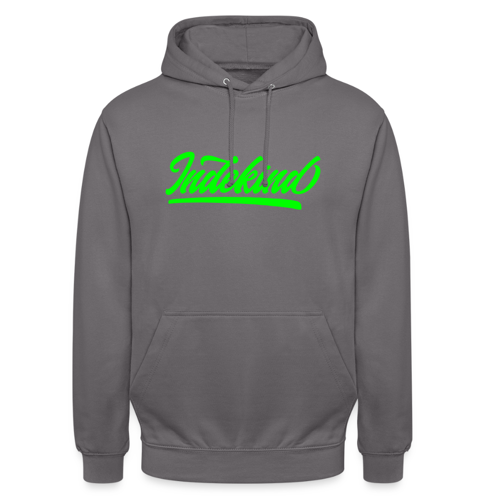 Hoodie | Indekind Neon Jröng Klassik | Fü allemoole - Mittelgrau