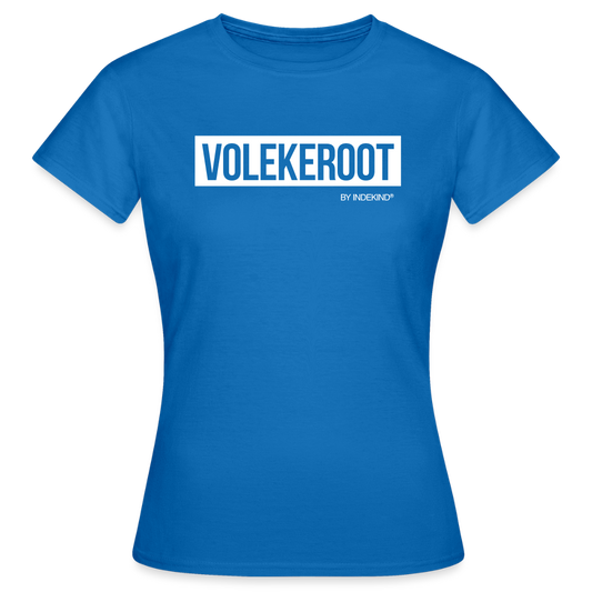 T-Shirt | Volekeroot Klassik | Mädsche - Royalblau