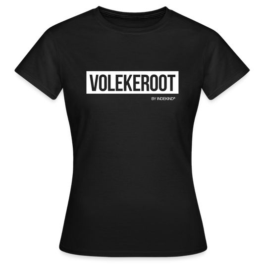 T-Shirt | Volekeroot Klassik | Mädsche - Schwarz