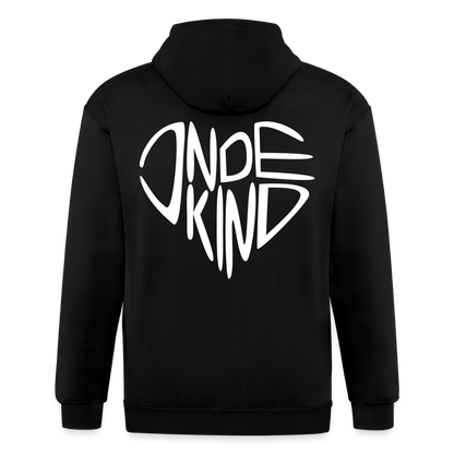 Zipper | Indekind Premium | Herz-Logo | Fü allemoole - Schwarz