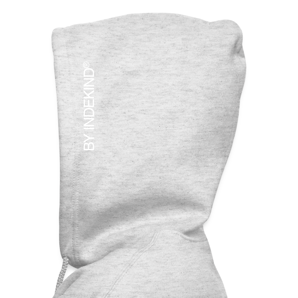 Zipper | Indekind Premium | Herz-Logo | Fü allemoole - Weiß meliert