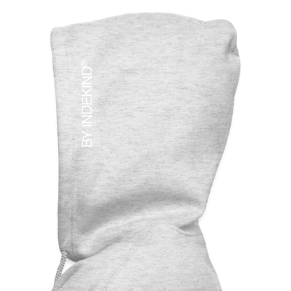 Zipper | Indekind Premium | Herz-Logo | Fü allemoole - Weiß meliert