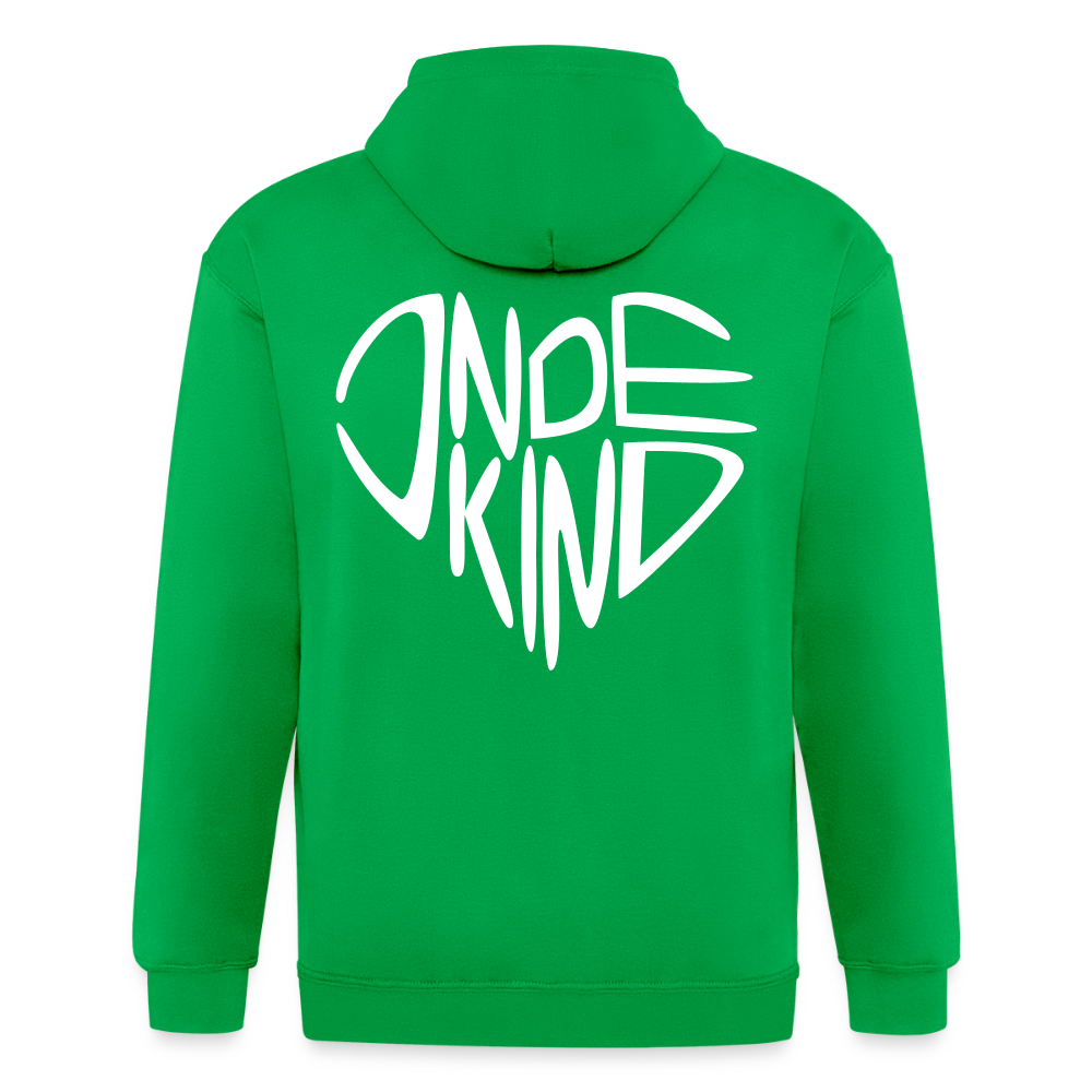 Zipper | Indekind Premium | Herz-Logo | Fü allemoole - Kelly Green