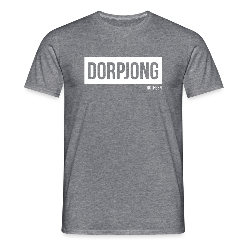 T-Shirt | Dorpjong Röthgen Klassik | Manns-Lüü - Graphit meliert